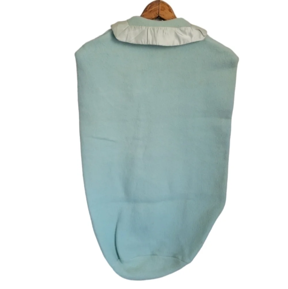 Vintage 1940s baby sleep sack and matching bonnet